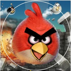 R19Angr1 Vafa rotunda Angry birds D19cm